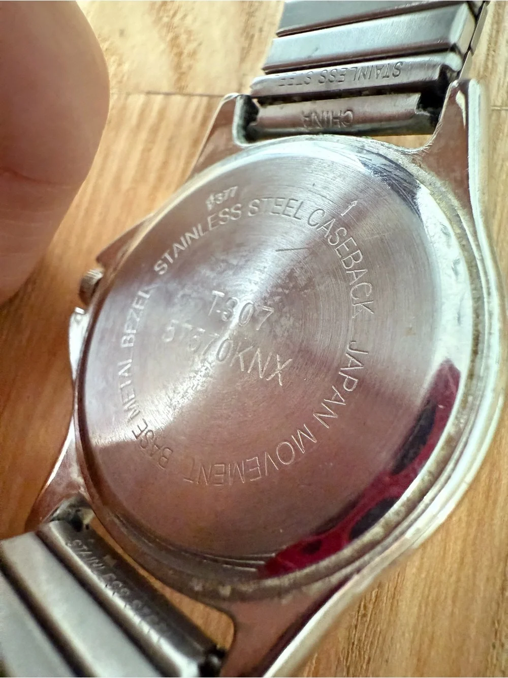 Unbranded silver tone minimal watch NEW BATTERY